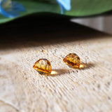 Citrine, quartz - Paire