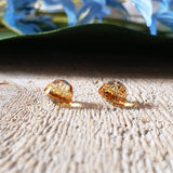 Citrine, quartz - Paire