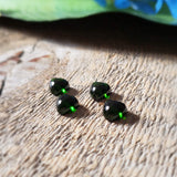 Diopside chromifère- Lot de 4