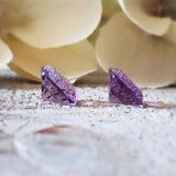 Amethyst, quartz - Pair