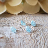 Topaze sky blue - Lot de 4