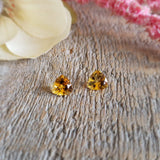 Citrine, quartz - Paire