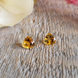 Citrine, quartz - Paire