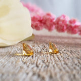 Citrine, quartz - Paire