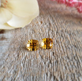 Citrine, quartz - Paire