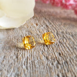 Citrine, quartz - Paire
