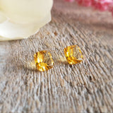 Citrine, quartz - Paire