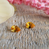 Citrine, quartz - Paire