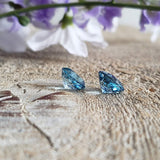 Topaze sky blue - Paire