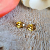 Zircon (yellow) - Pair