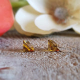 Zircon (yellow) - Pair