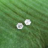 Zircon (incolore) - Paire