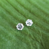 Zircon (incolore) - Paire