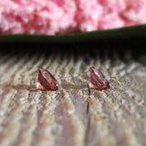 Zircon (rose) - Paire