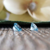 Topaze sky blue - Pair