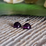 Amethyst, quartz - Pair