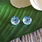 Topaze sky blue - Pair