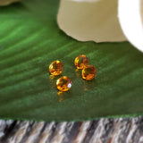 Citrine, quartz - Lot de 4