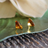 Citrine, quartz - Paire