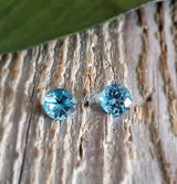 Topaze swiss blue - Paire