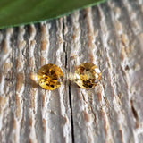 Citrine, quartz - Paire