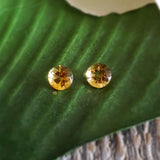 Citrine, quartz - Paire