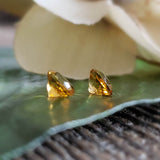 Citrine, quartz - Paire