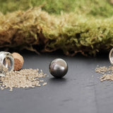 Tahitian pearl, semi-round