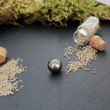 Tahitian pearl, semi-round