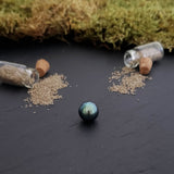 Perle de tahiti, semi-ronde