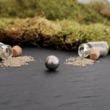 Tahitian pearl, semi-round
