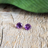 Amethyst, quartz - Pair