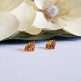 Citrine, quartz - Paire