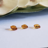 Citrine, quartz - Lot de 3