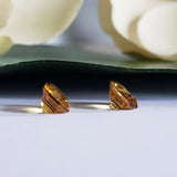 Citrine, quartz - Pair