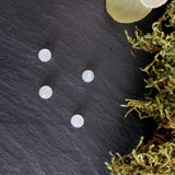 Pierre de lune (blanche) - Lot de 4