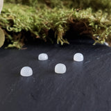 Pierre de lune (blanche) - Lot de 4