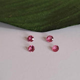 Tourmaline rose - Lot de 4