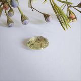 Rosecut sapphire (yellow)