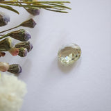 Rosecut sapphire (yellow)
