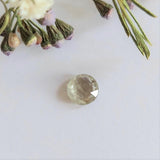 Rosecut sapphire (yellow)