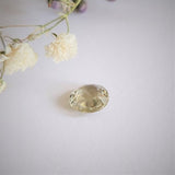 Rosecut sapphire (yellow)