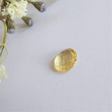 Rosecut sapphire (yellow)