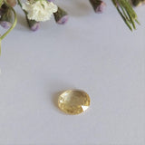 Rosecut sapphire (yellow)