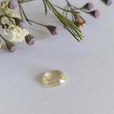 Rosecut sapphire (yellow)