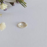 Rosecut sapphire (yellow)