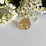 Rutilated quartz (gold)