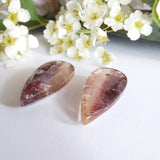 Quartz with hematite inclusions - Pair