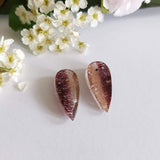 Quartz with hematite inclusions - Pair