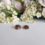 Quartz with hematite inclusions - Pair